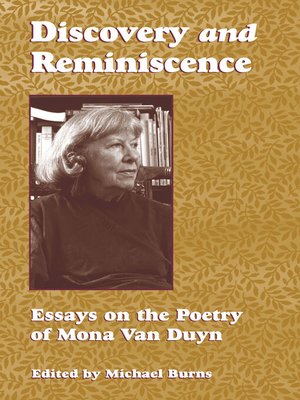 cover image of Discovery and Reminiscence